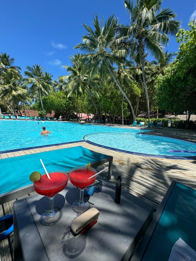 pool at the resort Club Med Kani Maldives